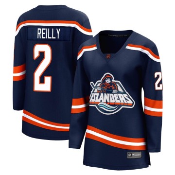 Breakaway Fanatics Branded Women's Mike Reilly New York Islanders Special Edition 2.0 Jersey - Navy