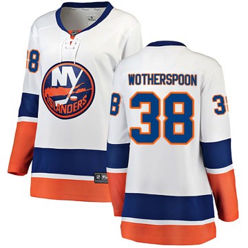 Breakaway Fanatics Branded Women's Parker Wotherspoon New York Islanders Away Jersey - White