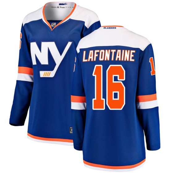 Breakaway Fanatics Branded Women's Pat LaFontaine New York Islanders Alternate Jersey - Blue
