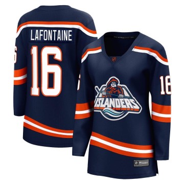 Breakaway Fanatics Branded Women's Pat LaFontaine New York Islanders Special Edition 2.0 Jersey - Navy