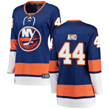 Breakaway Fanatics Branded Women's Sebastian Aho New York Islanders Home Jersey - Blue