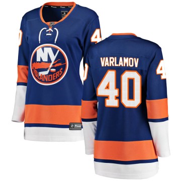 Breakaway Fanatics Branded Women's Semyon Varlamov New York Islanders Home Jersey - Blue