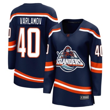 Breakaway Fanatics Branded Women's Semyon Varlamov New York Islanders Special Edition 2.0 Jersey - Navy