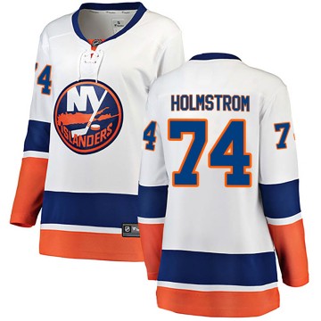 Breakaway Fanatics Branded Women's Simon Holmstrom New York Islanders Away Jersey - White