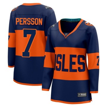 Breakaway Fanatics Branded Women's Stefan Persson New York Islanders 2024 Stadium Series Jersey - Navy