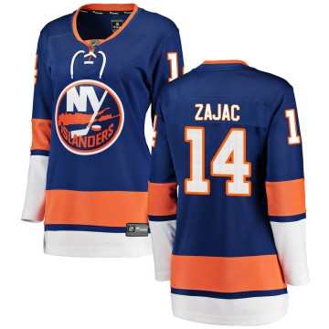 Breakaway Fanatics Branded Women's Travis Zajac New York Islanders Home Jersey - Blue