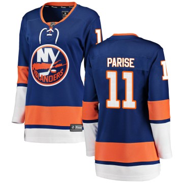 Breakaway Fanatics Branded Women's Zach Parise New York Islanders Home Jersey - Blue