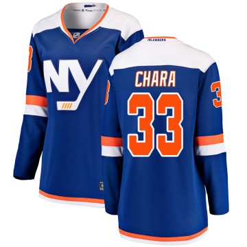 Breakaway Fanatics Branded Women's Zdeno Chara New York Islanders Alternate Jersey - Blue