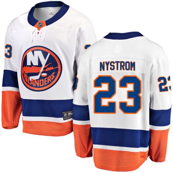 Breakaway Fanatics Branded Youth Bob Nystrom New York Islanders Away Jersey - White
