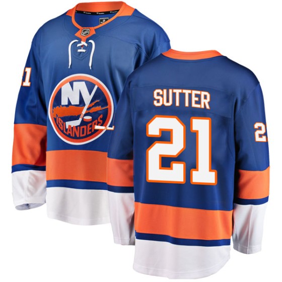 Breakaway Fanatics Branded Youth Brent Sutter New York Islanders Home Jersey - Blue