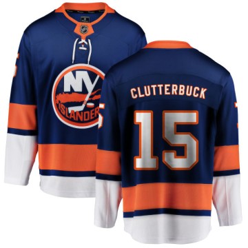 Breakaway Fanatics Branded Youth Cal Clutterbuck New York Islanders Home Jersey - Blue