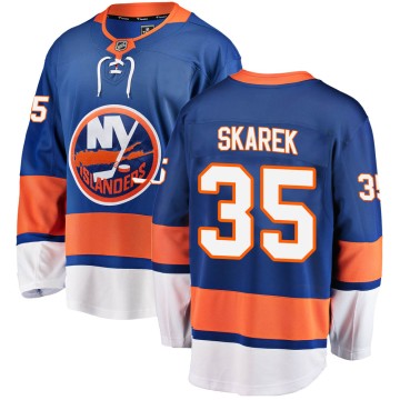 Breakaway Fanatics Branded Youth Jakub Skarek New York Islanders Home Jersey - Blue
