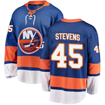 Breakaway Fanatics Branded Youth John Stevens New York Islanders Home Jersey - Blue