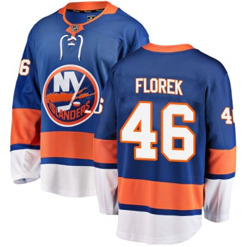 Breakaway Fanatics Branded Youth Justin Florek New York Islanders Home Jersey - Blue