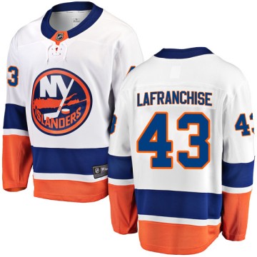 Breakaway Fanatics Branded Youth Kane Lafranchise New York Islanders Away Jersey - White