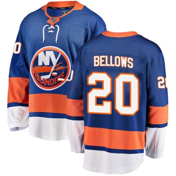 Breakaway Fanatics Branded Youth Kieffer Bellows New York Islanders Home Jersey - Blue