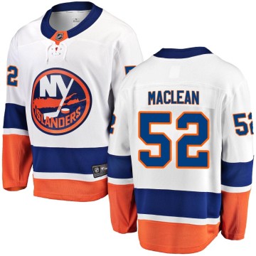 Breakaway Fanatics Branded Youth Kyle Maclean New York Islanders Away Jersey - White