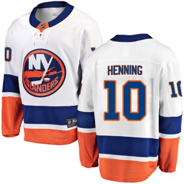 Breakaway Fanatics Branded Youth Lorne Henning New York Islanders Away Jersey - White