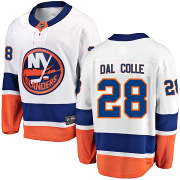 Breakaway Fanatics Branded Youth Michael Dal Colle New York Islanders Away Jersey - White