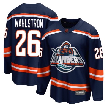 Breakaway Fanatics Branded Youth Oliver Wahlstrom New York Islanders Special Edition 2.0 Jersey - Navy