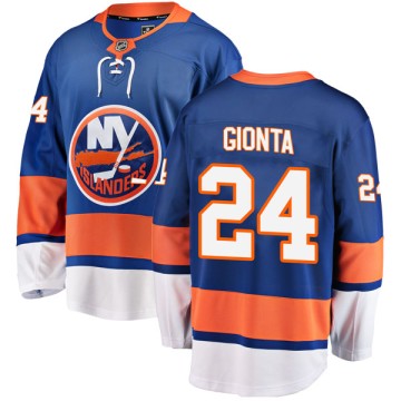 Breakaway Fanatics Branded Youth Stephen Gionta New York Islanders Home Jersey - Blue
