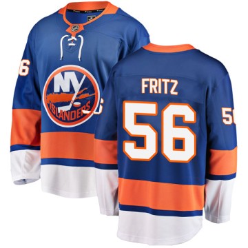 Breakaway Fanatics Branded Youth Tanner Fritz New York Islanders Home Jersey - Blue