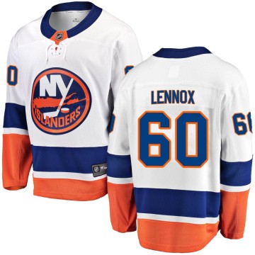 Breakaway Fanatics Branded Youth Tristan Lennox New York Islanders Away Jersey - White